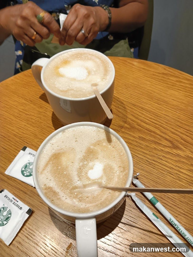 Coffee Drinks on Wooden Table