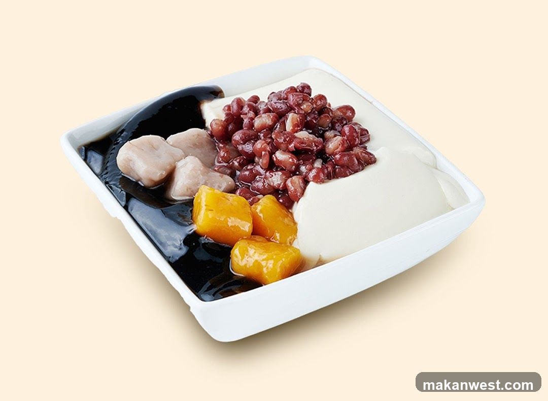 Dessert Bowl with Red Bean and Mango
