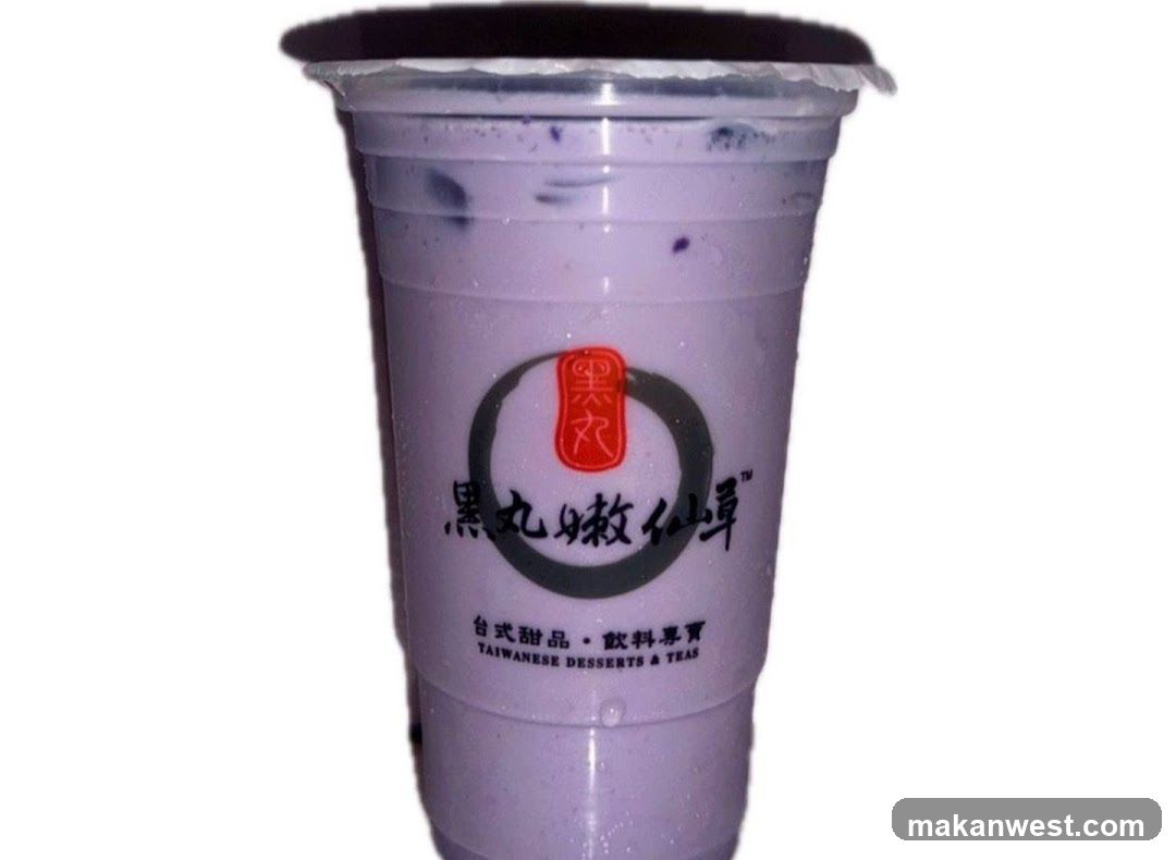 Purple Dessert Drink Cup