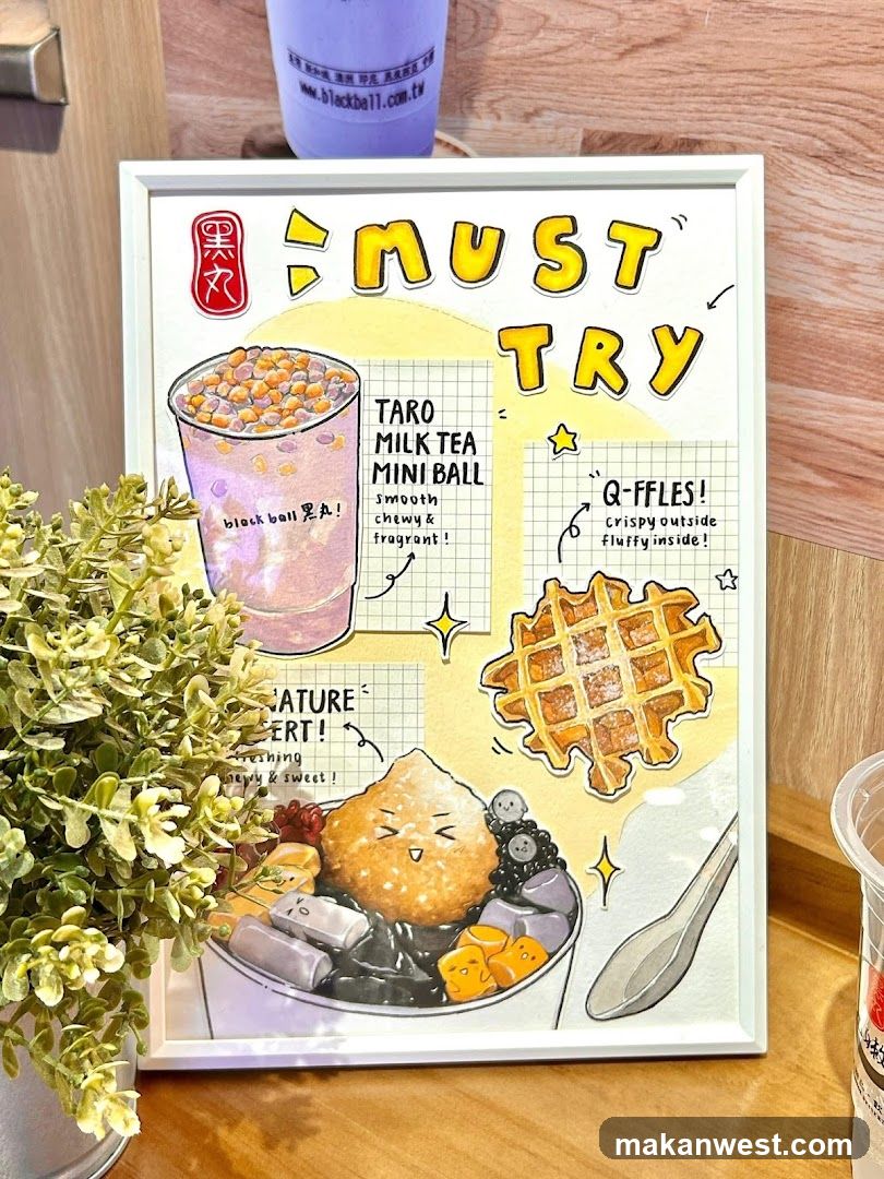 MUST TRY Dessert & Drink Art Print