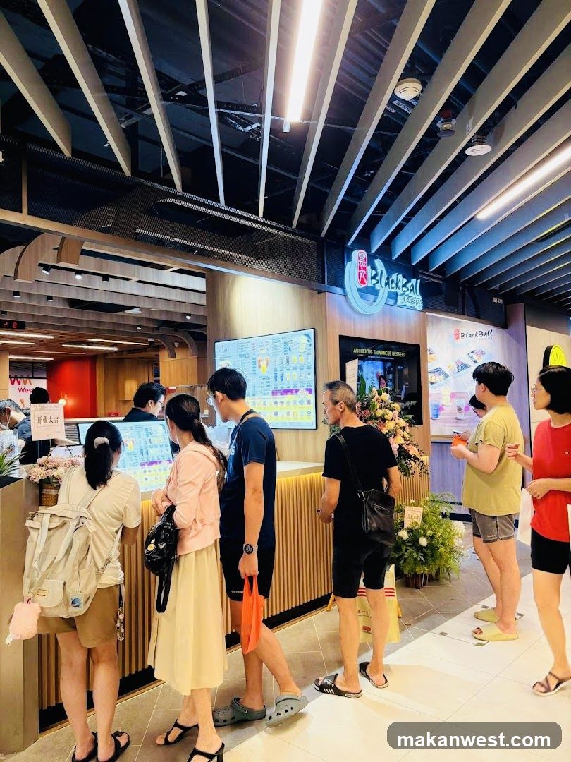Crowded Food Court Interior