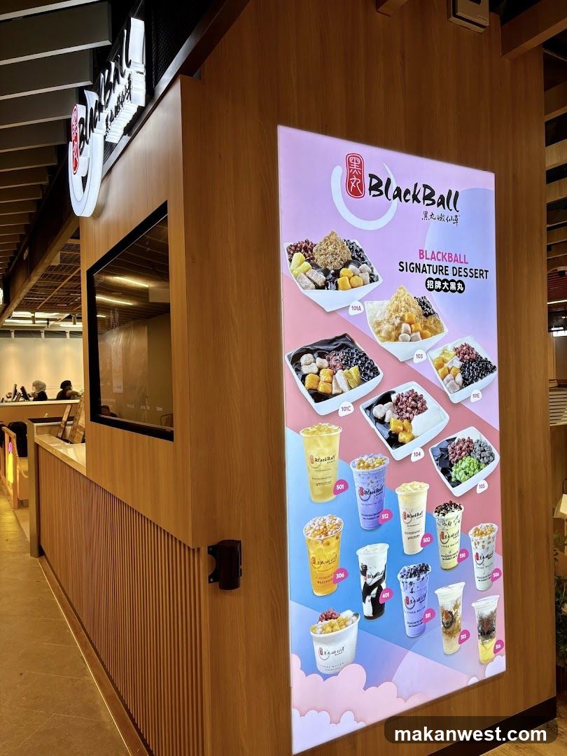BlackBall Dessert Shop Interior View