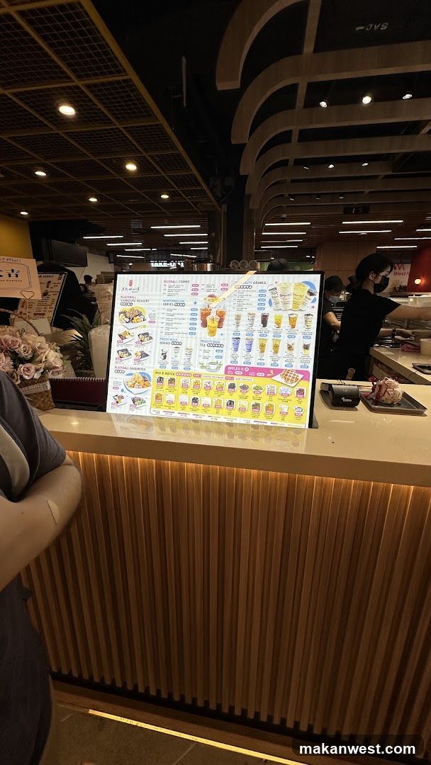 Boba Tea Counter Interior