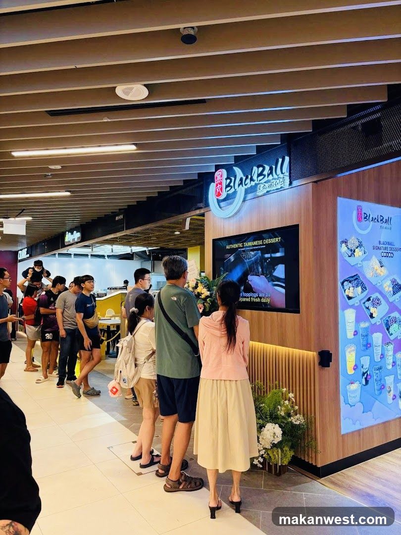 BlackBall Dessert Shop Interior View