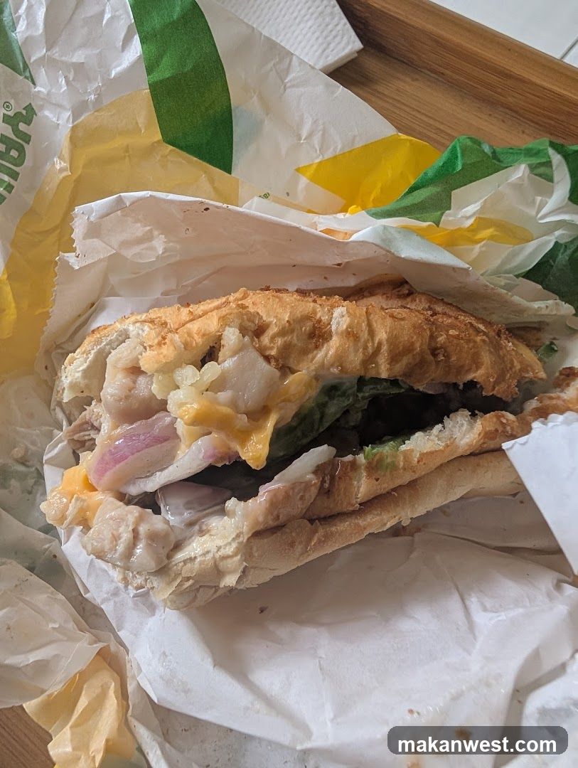 Sub Sandwich with Fillings
