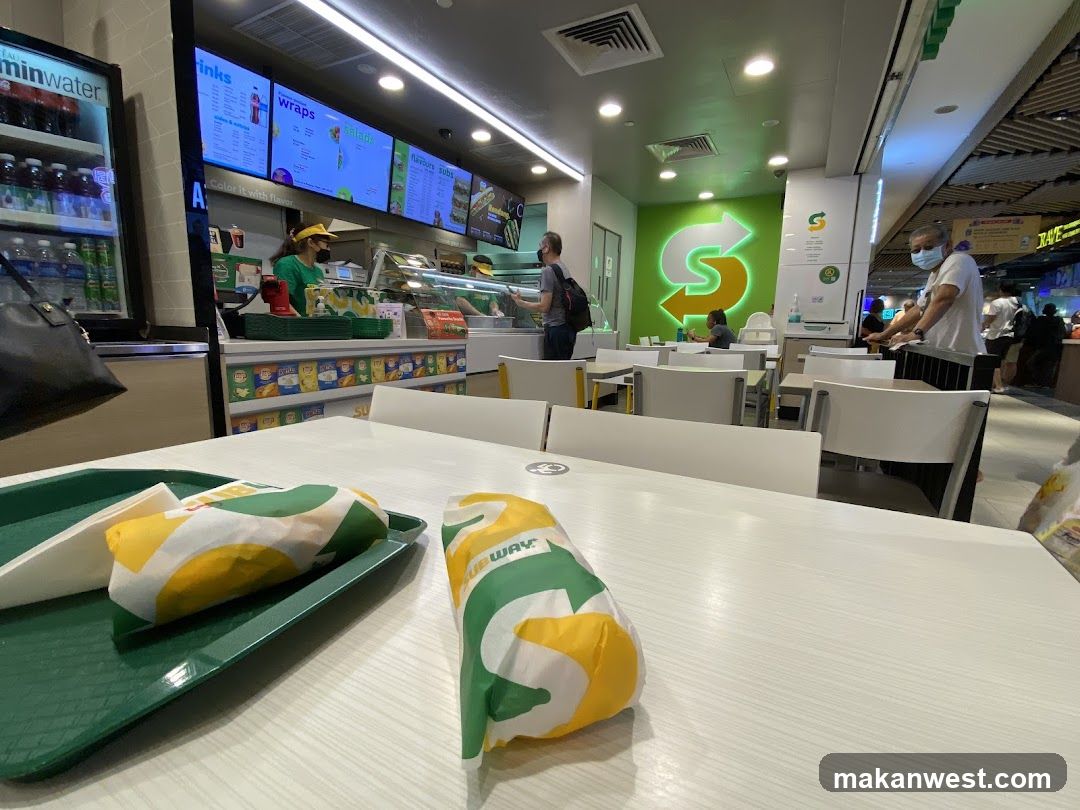 Subway Restaurant Interior