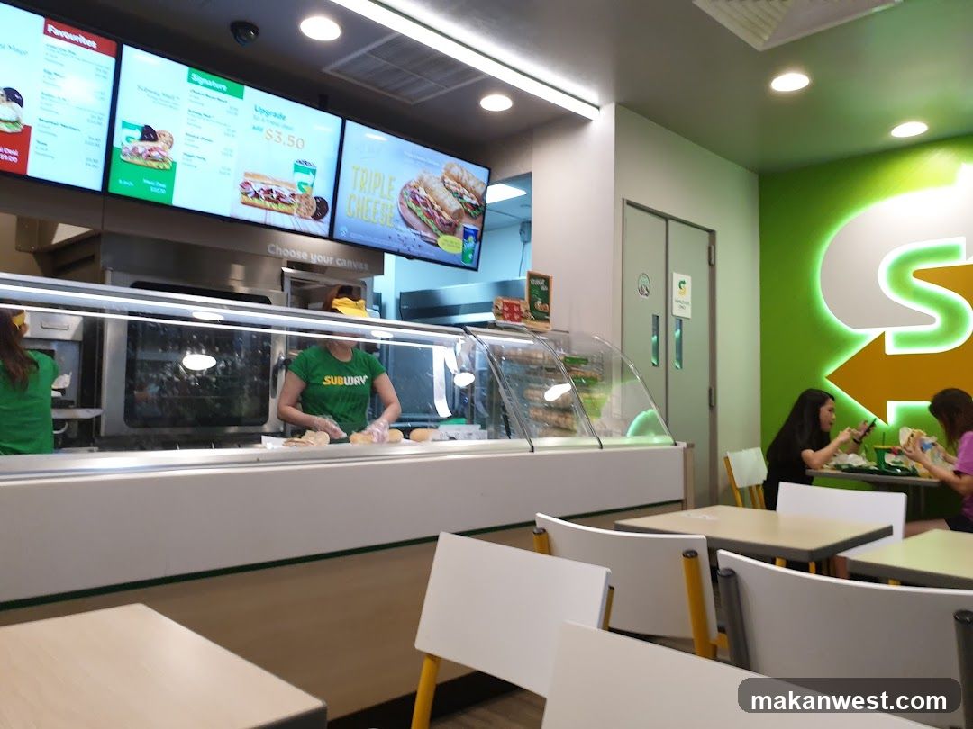 Subway Restaurant Interior