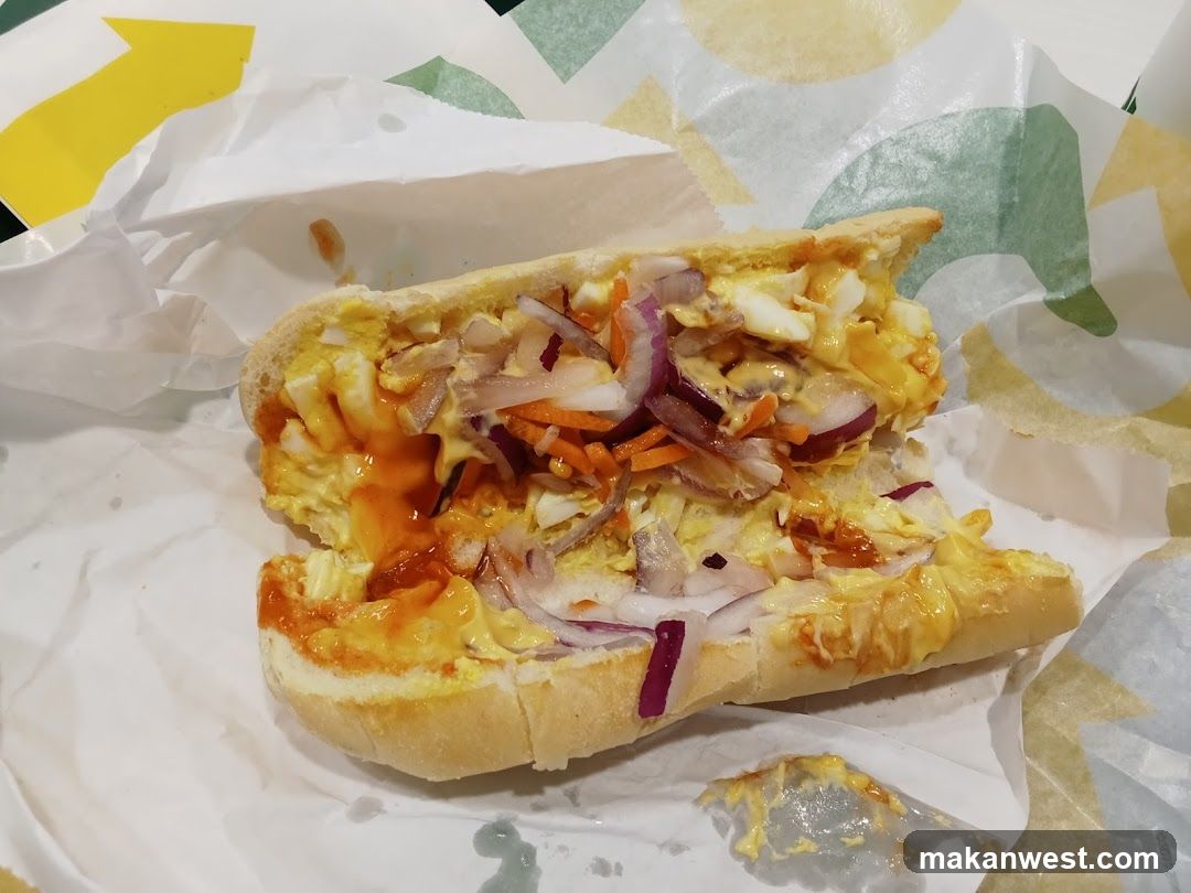 Sub Sandwich with Toppings