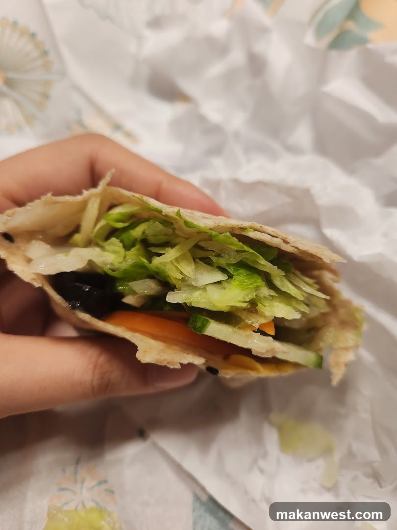 Pita Wrap with Vegetables
