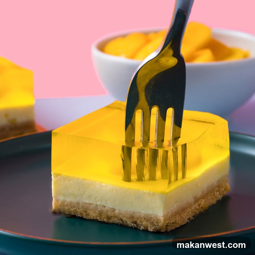 Mango Cheesecake with Jello Topping