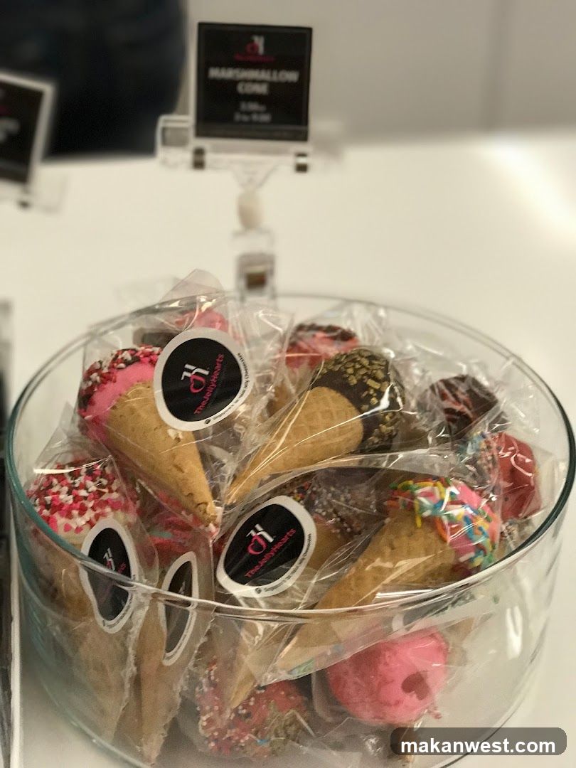 Marshmallow Cone Display