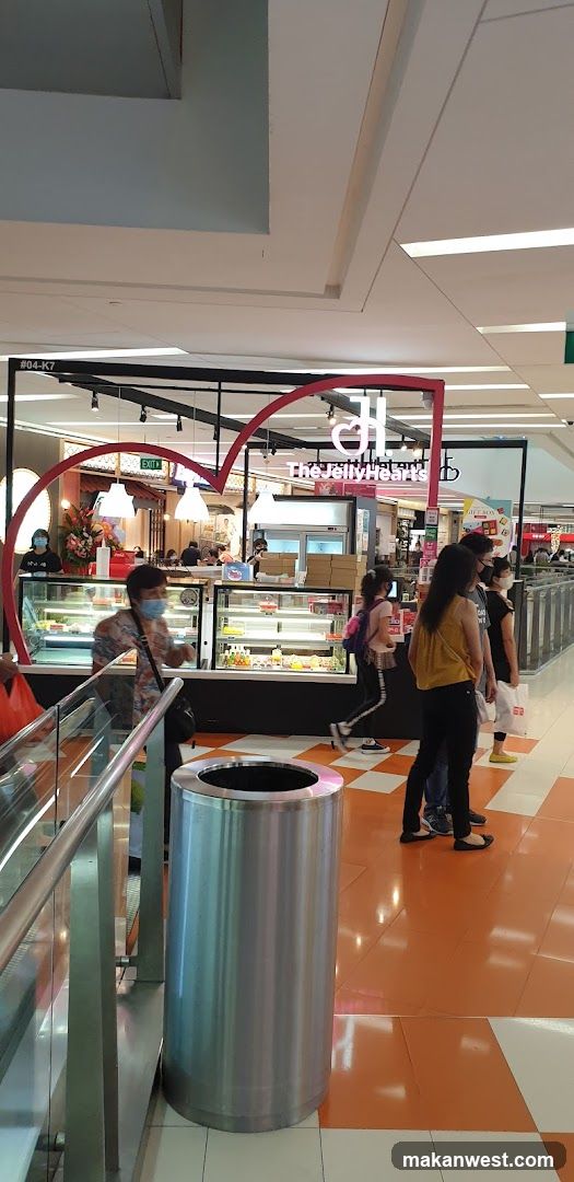 Shopping Mall Interior with Food Court