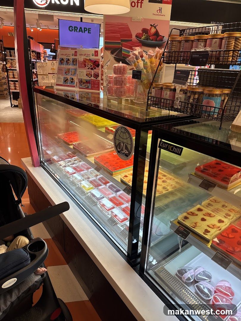 Dessert Display Case in Store