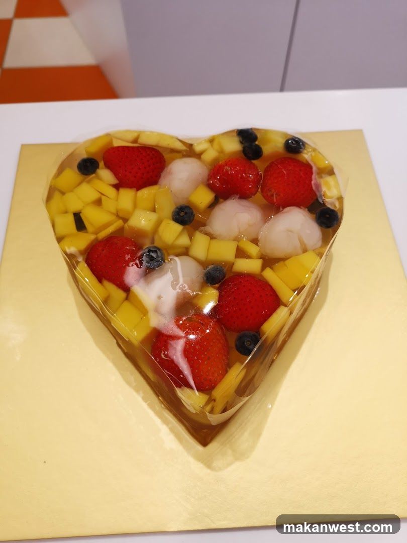 Fruit Heart Cake