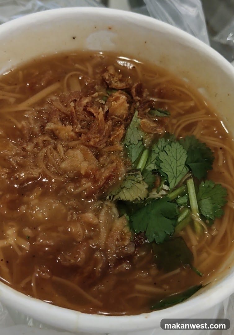 Bowl of Noodles with Garnish