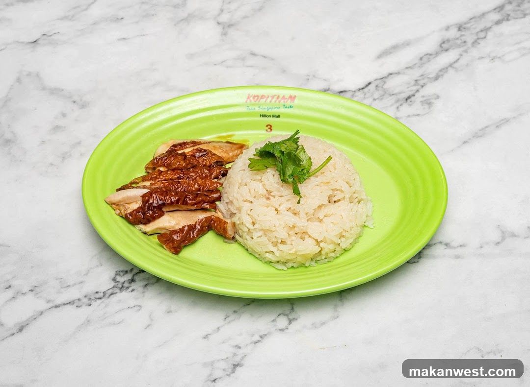 Hainanese Chicken Rice Plate
