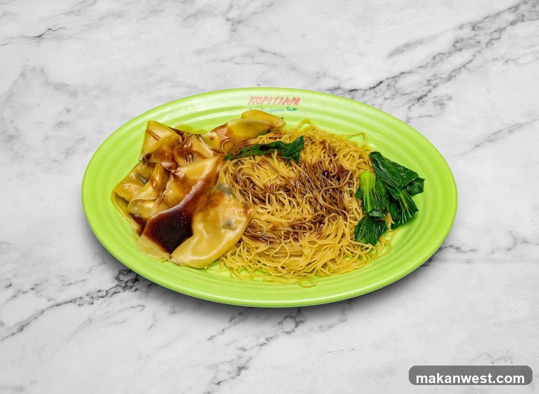 Kopitiam Noodle and Dumpling Plate