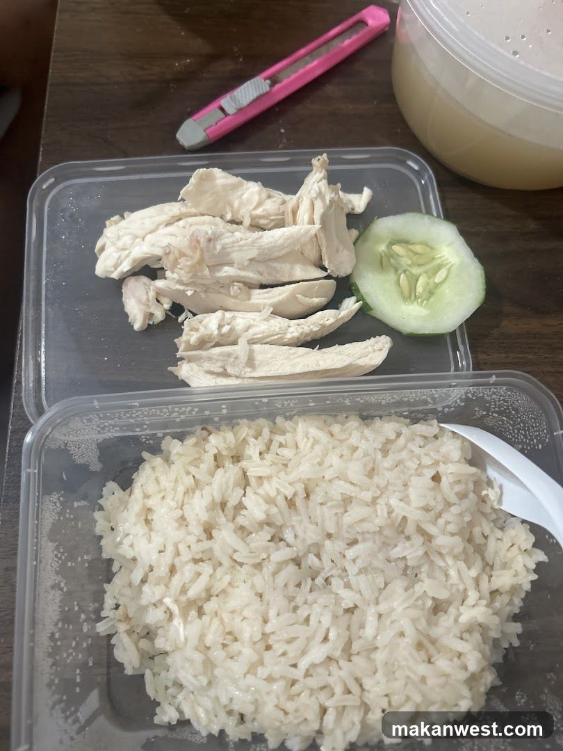Meal Containers with Chicken and Rice