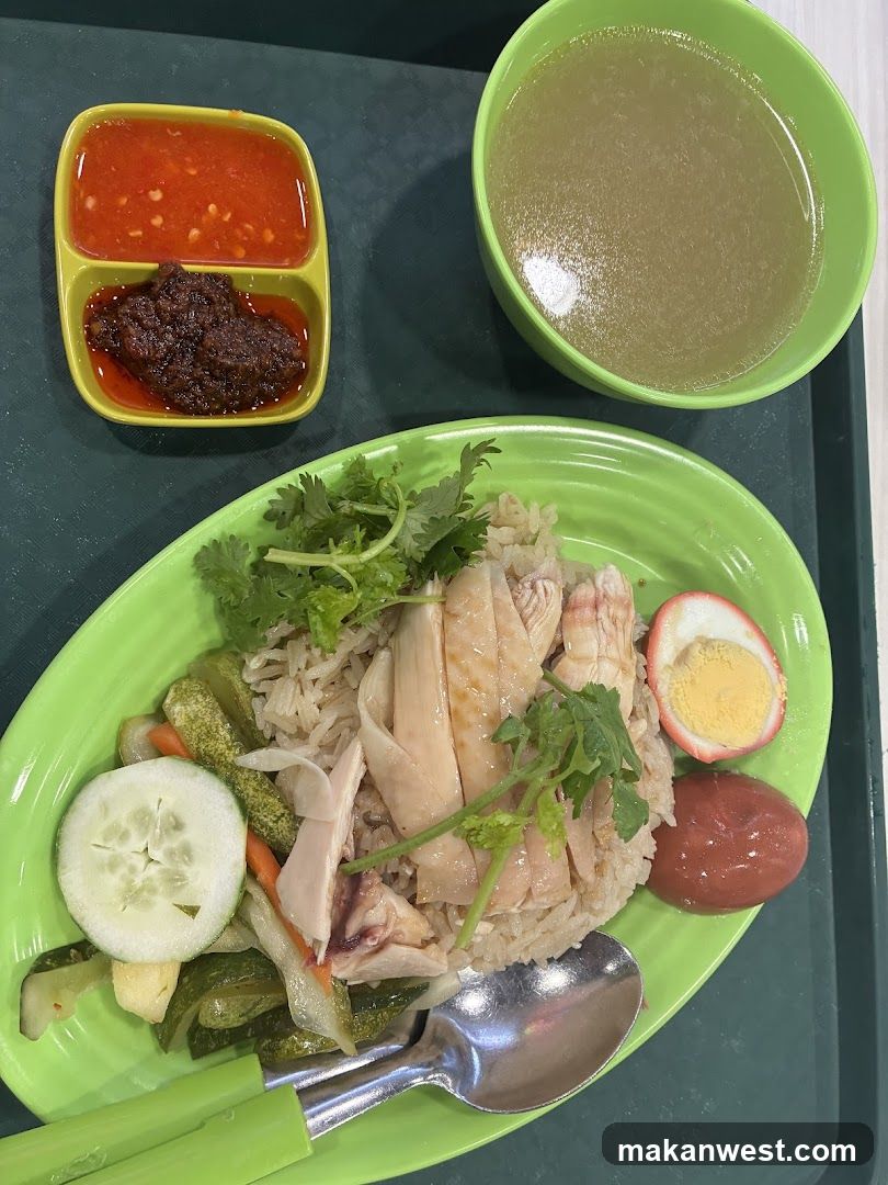 Hainanese Chicken Rice Meal