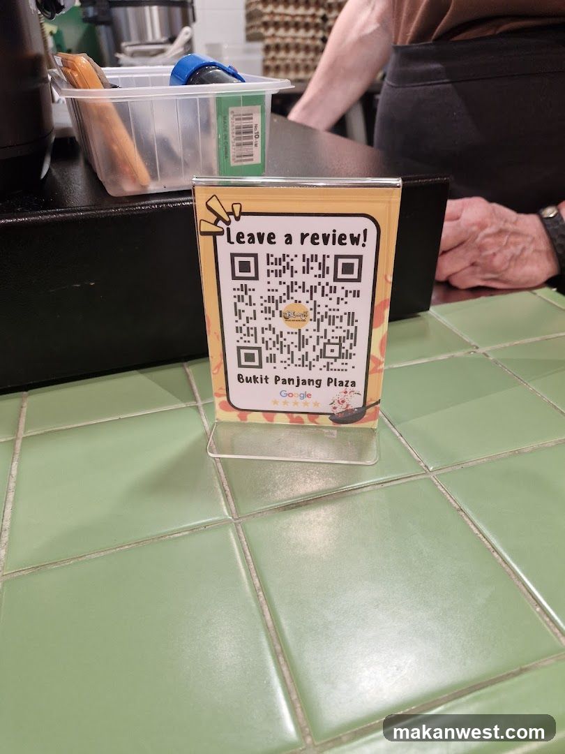 QR Code Stand on Counter