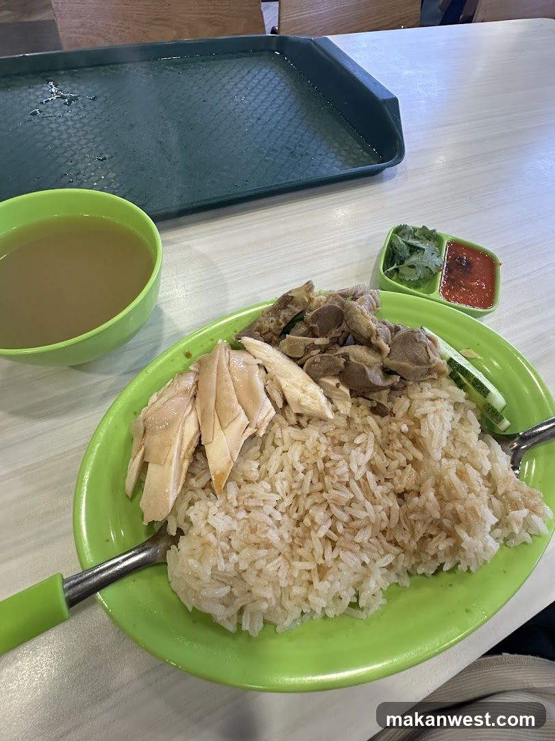 Hainanese Chicken Rice Plate