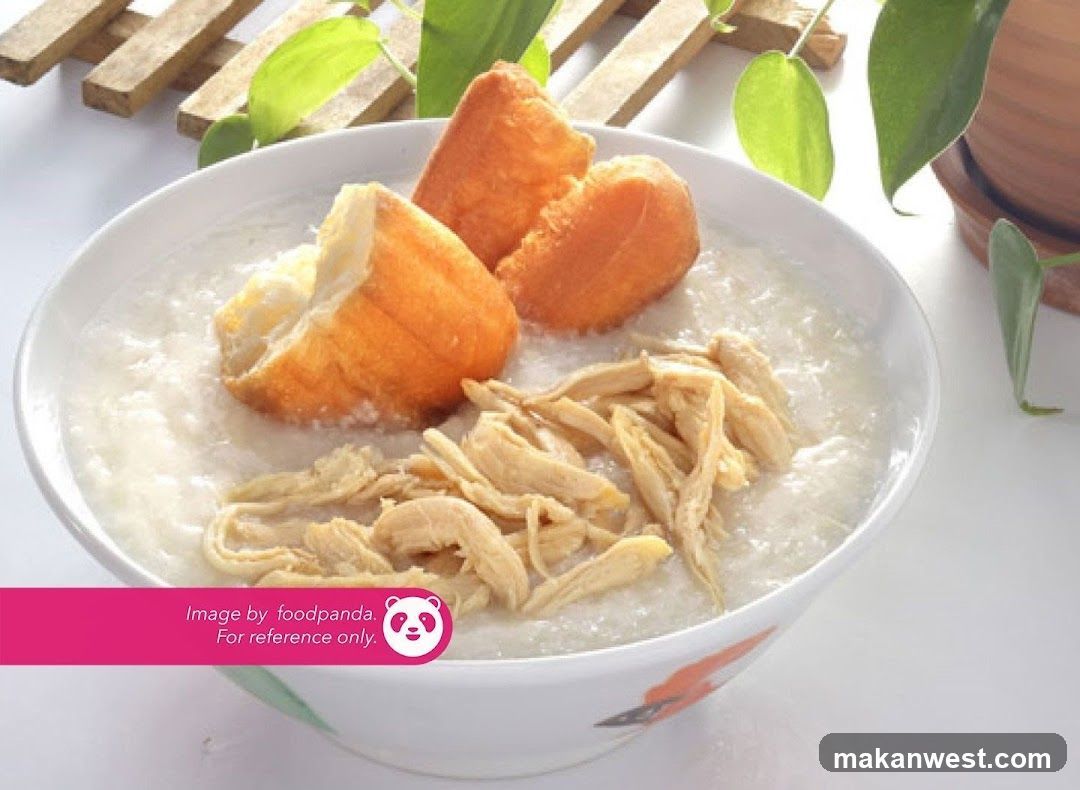 Chicken Porridge with Fried Dough Stick