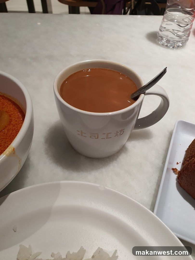 Dining Table with Tea and Food