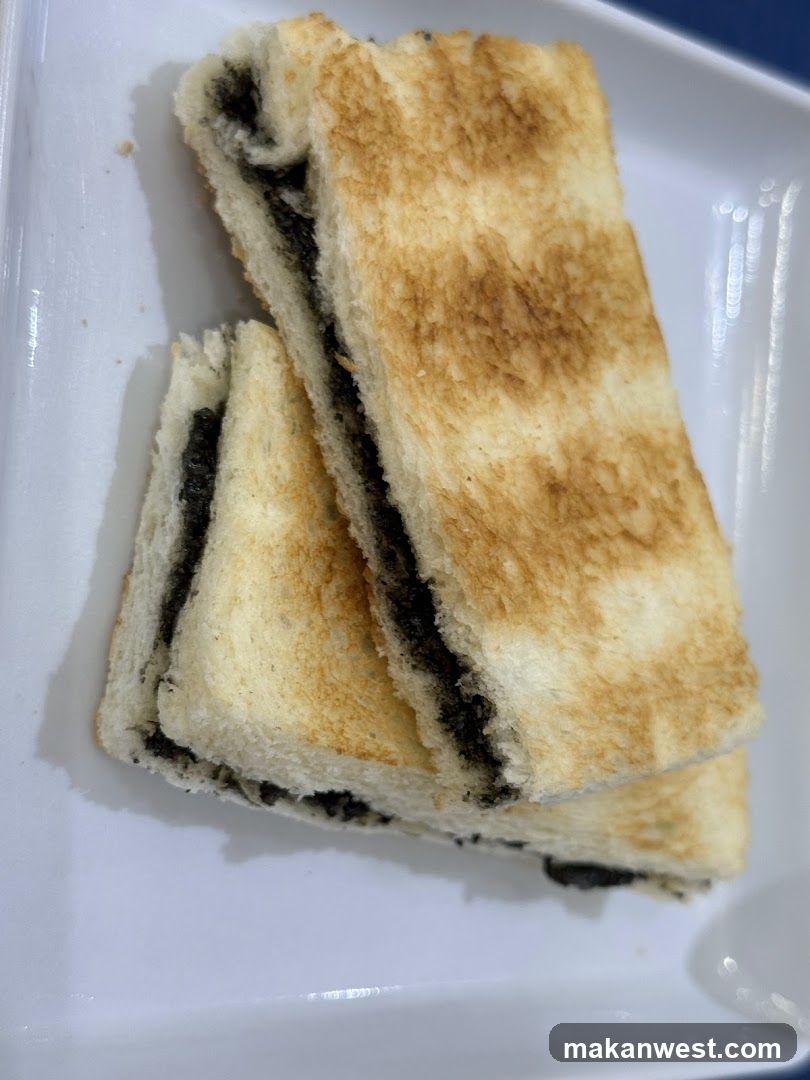 Toasted Sandwich with Dark Filling