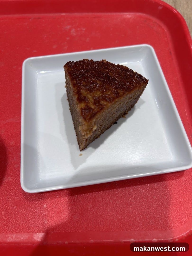 Slice of Cinnamon Roll Cake