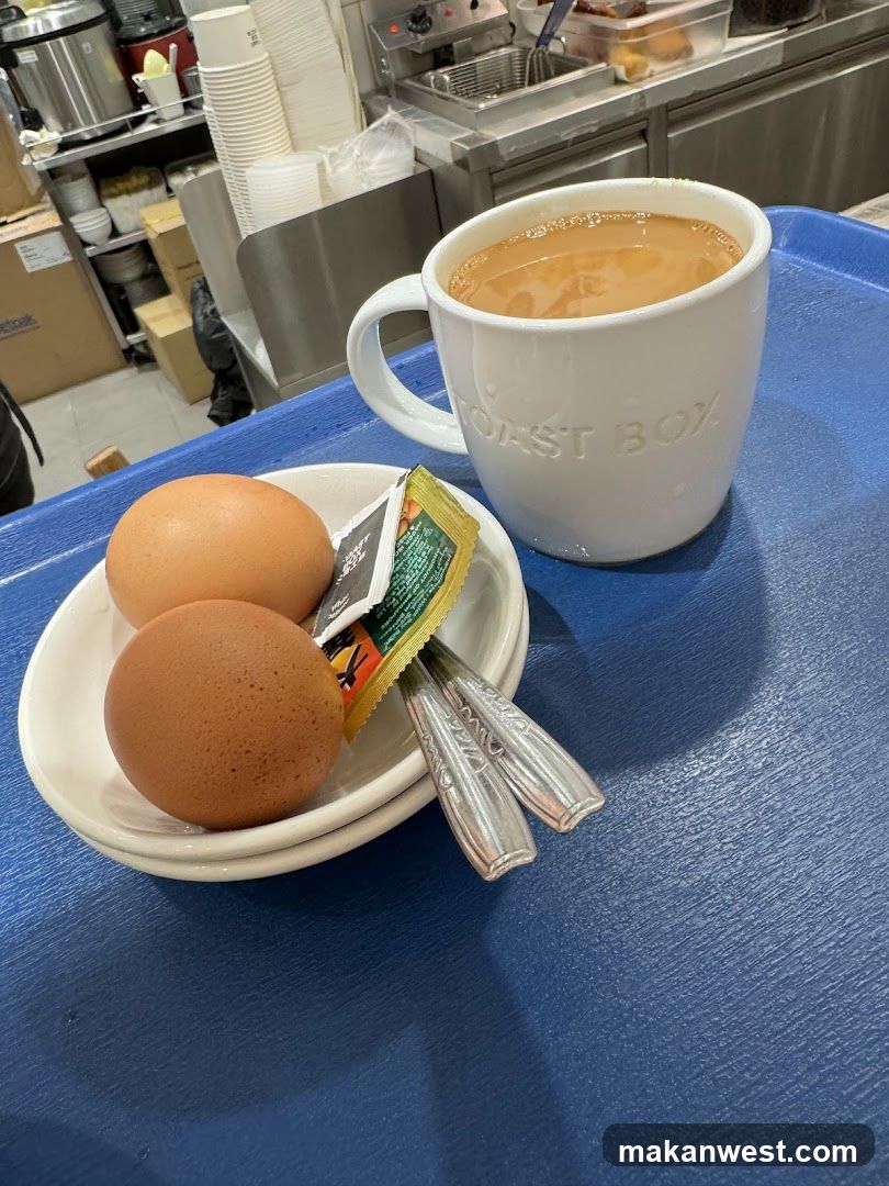 Breakfast at Toast Box