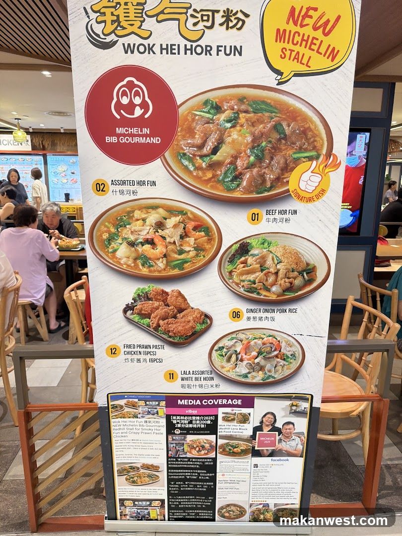 Wok Hei Hor Fun Menu Board