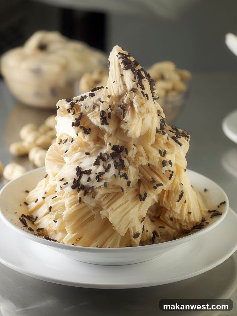 Chocolate Shaved Ice Dessert