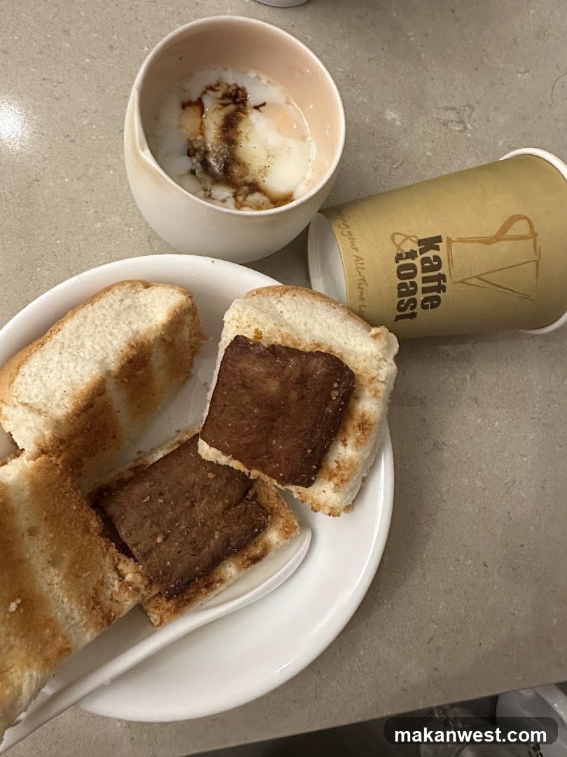 Breakfast with Toast and Coffee