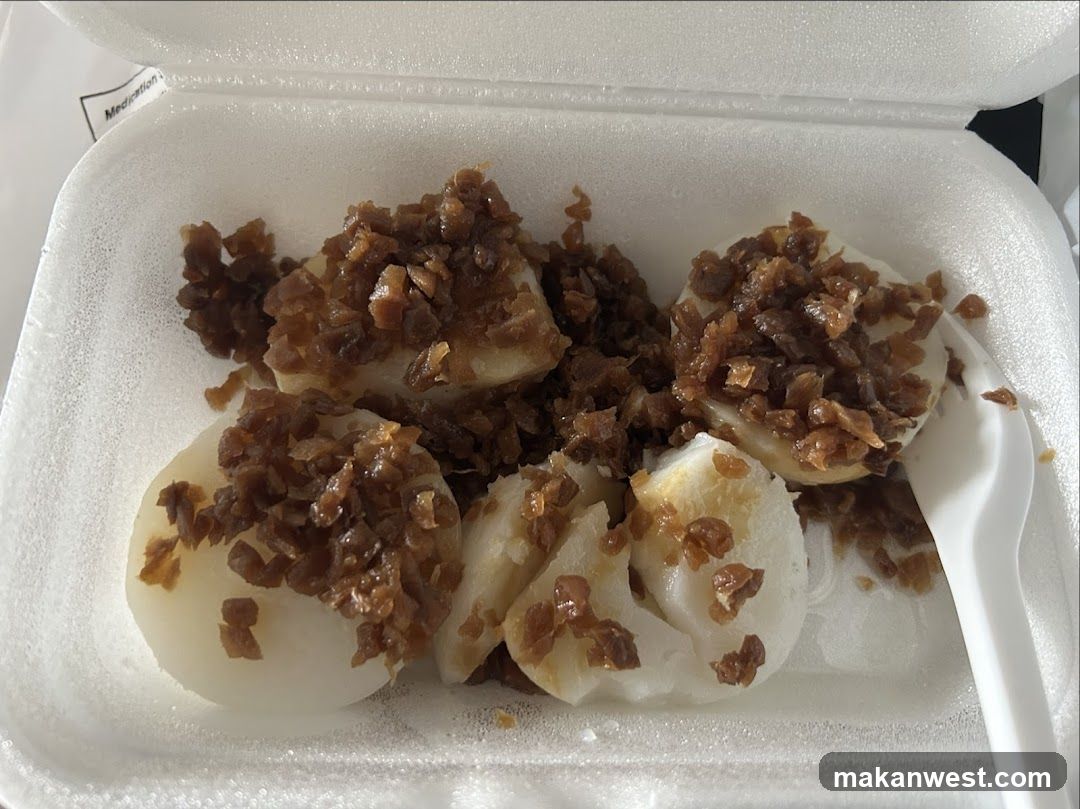 Sticky Rice with Preserved Egg and Minced Meat Topping