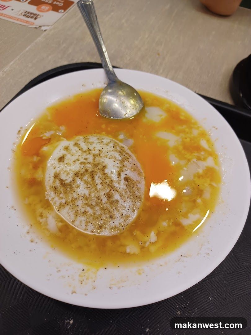 Egg Dish with Spoon