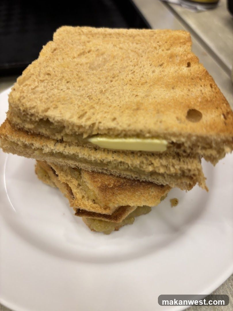 Toasted Sandwich with Butter
