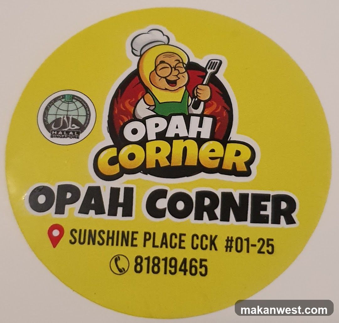 Opah Corner Sticker