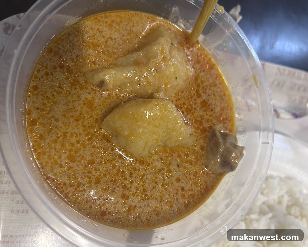 Curry Dish in Plastic Container