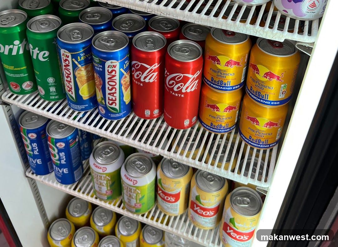 Refrigerated Soda Display