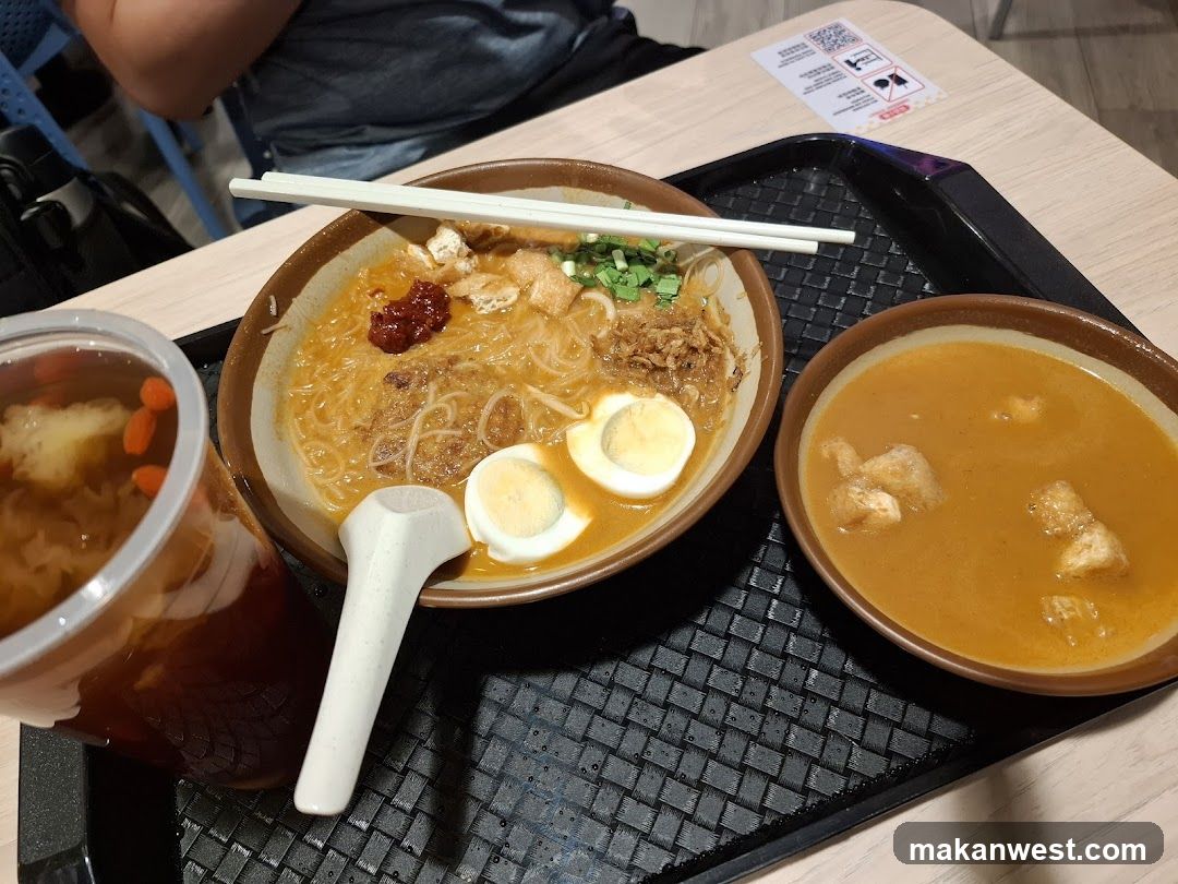 Ramen Meal with Side Dish and Drink