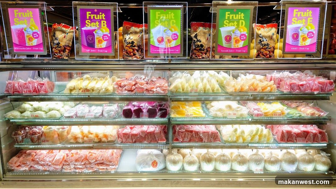 Fruit Juice and Dessert Display