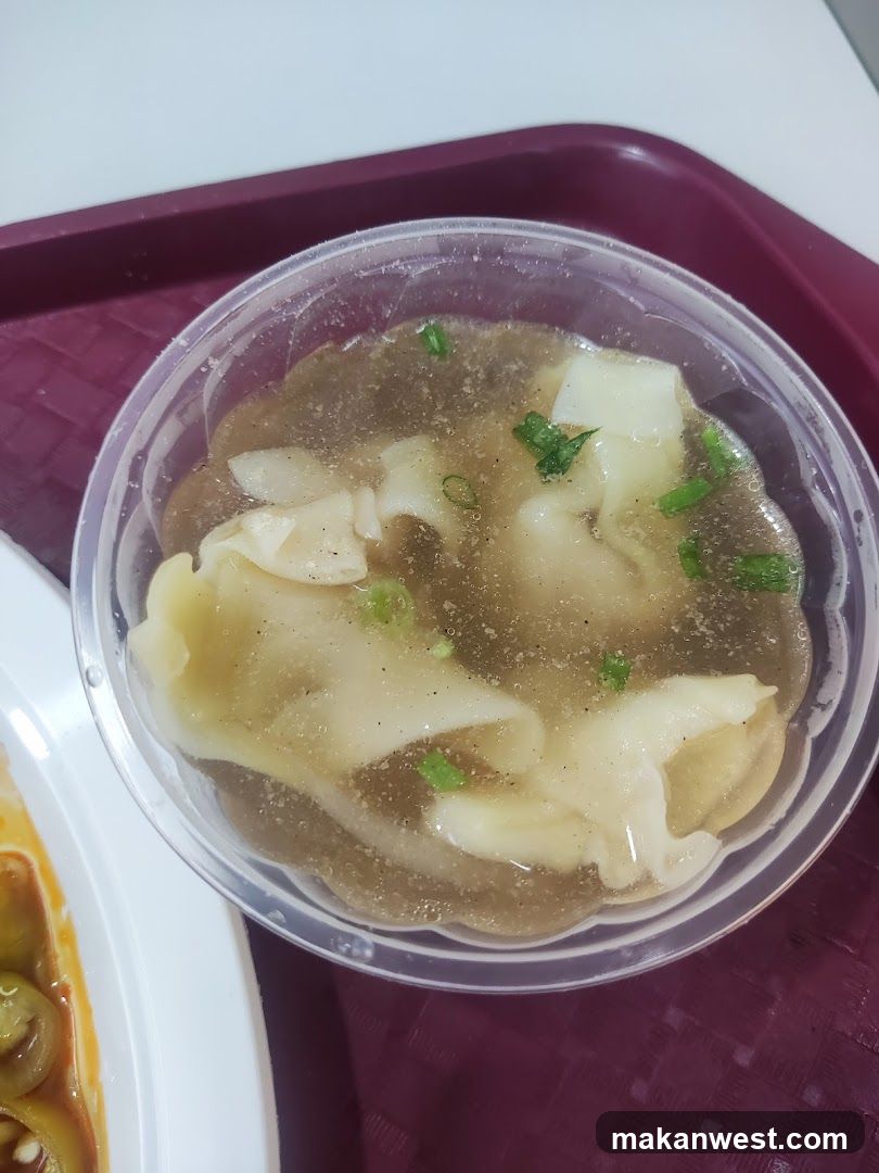 Wonton Soup in Container