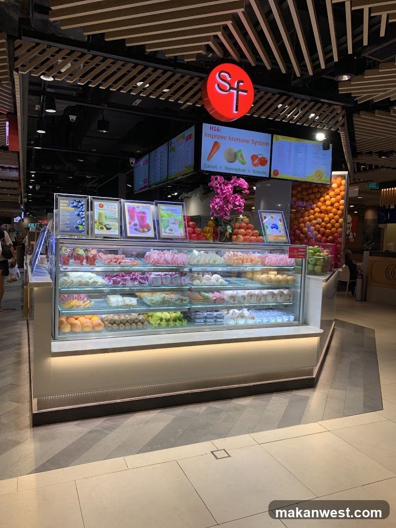 SF Juice Bar Display