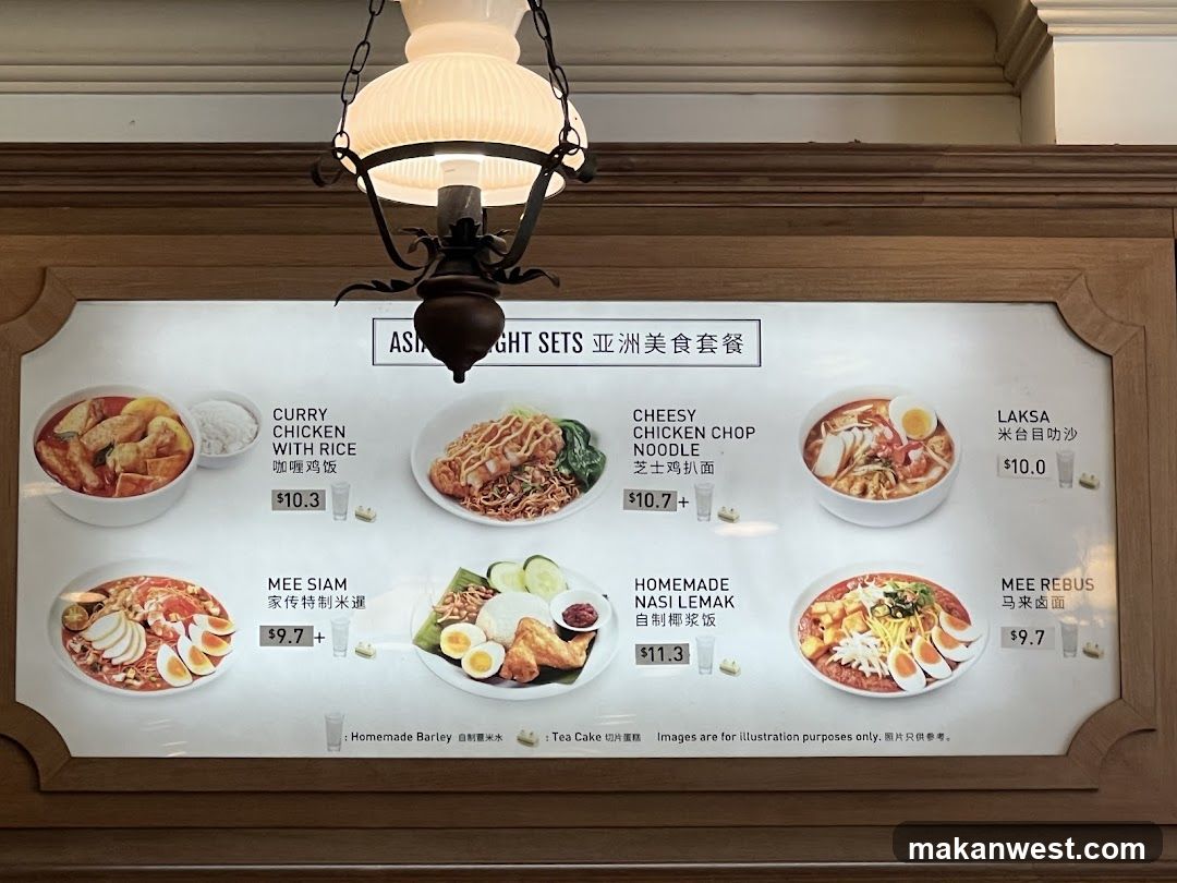 Asian Night Sets Menu Board