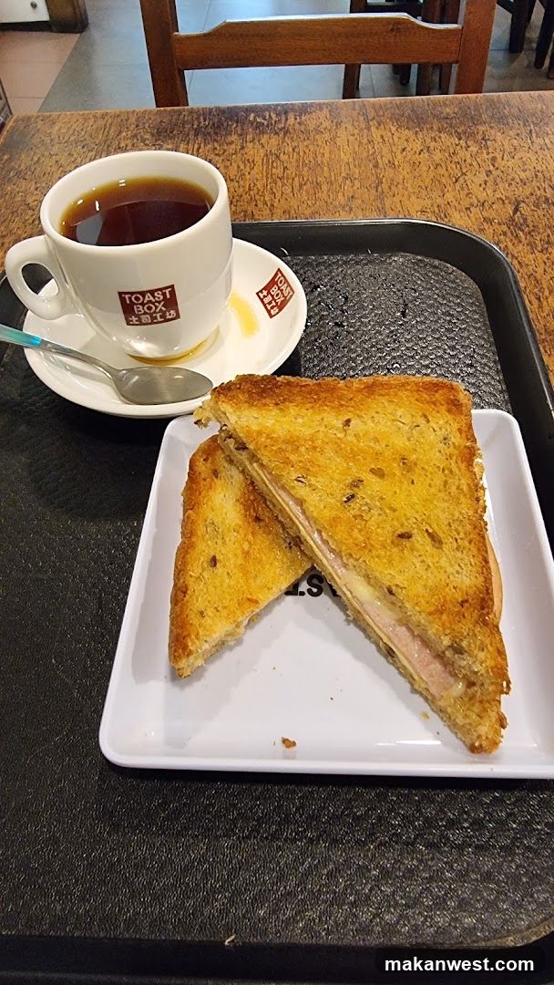 Toasted Sandwich and Coffee