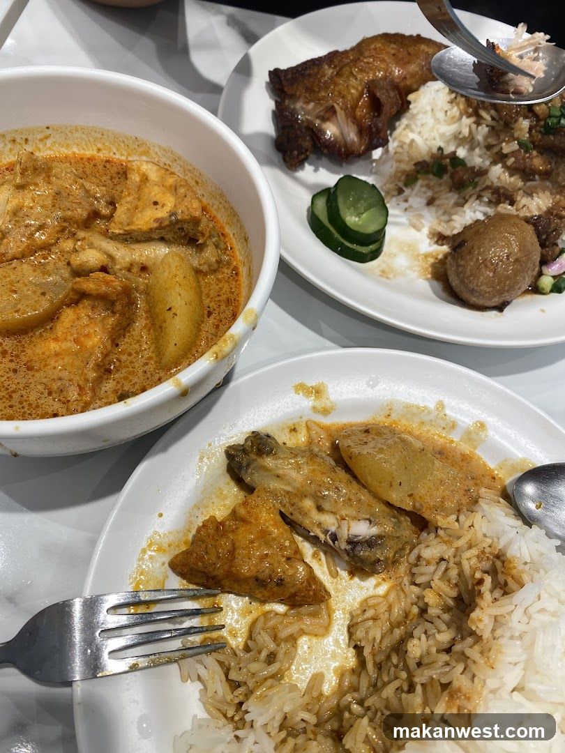 Curry Chicken Rice Meal