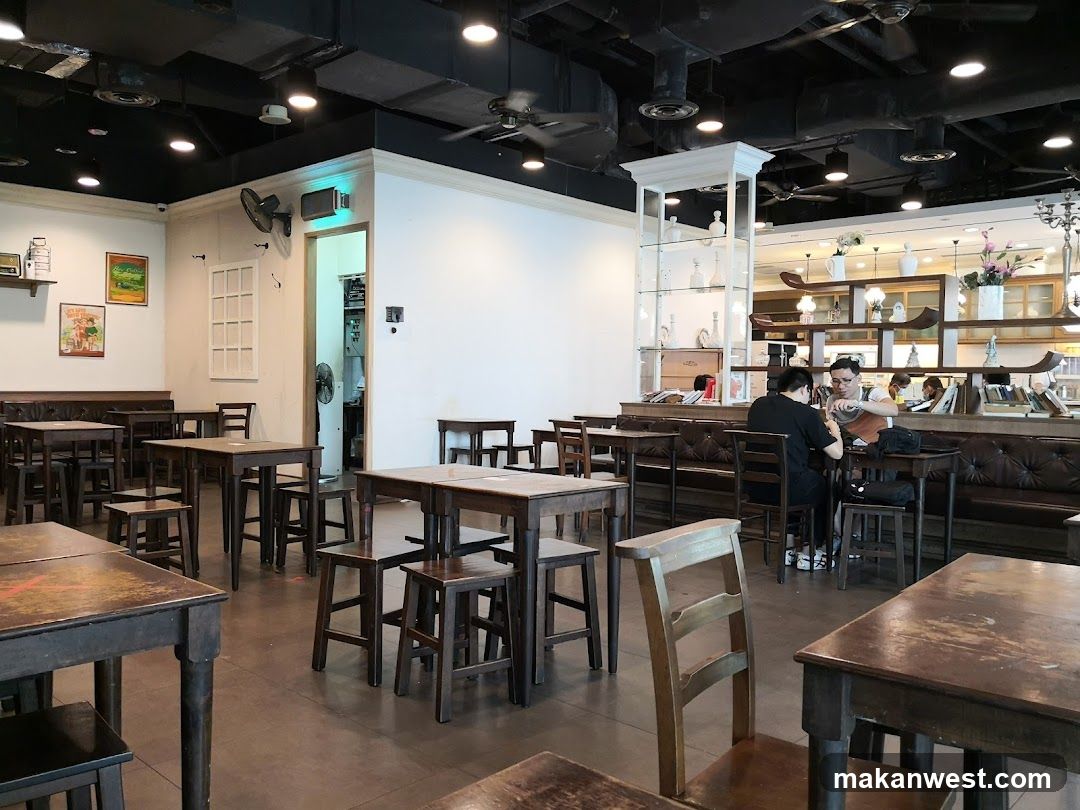Interior of a cafe or restaurant