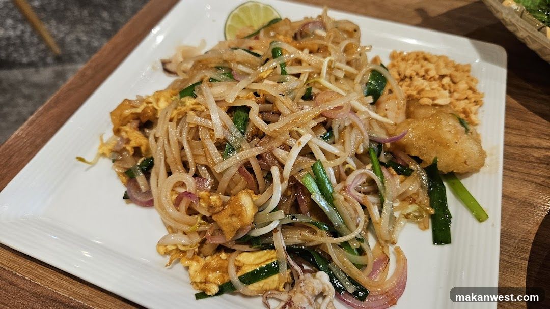 Pad Thai with Fried Shallots and Lime