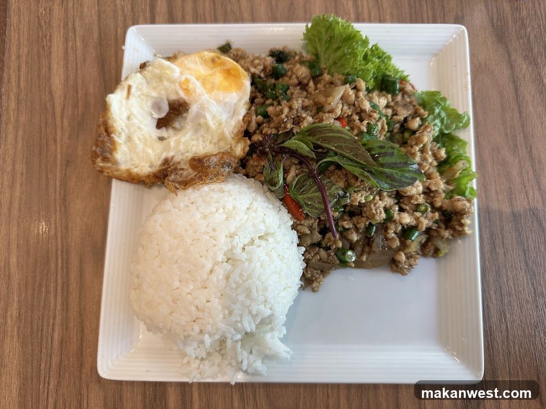 Thai Fried Rice with Egg and Basil