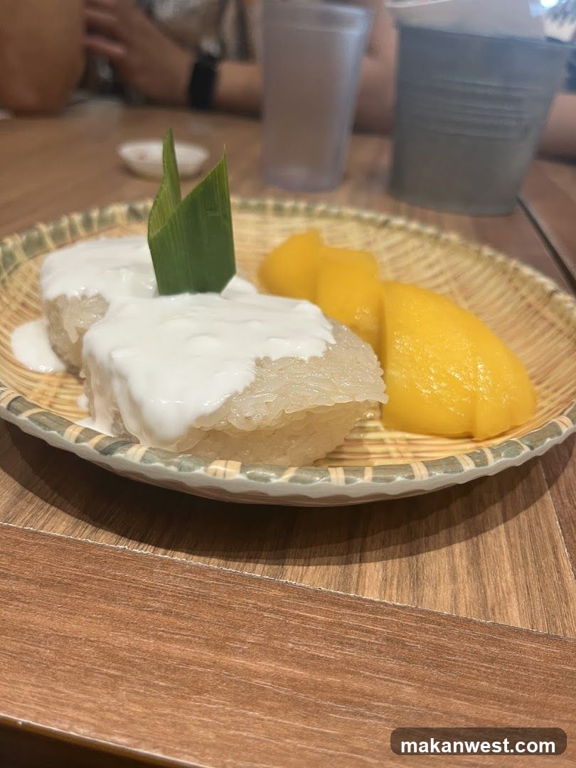 Mango Sticky Rice Dessert